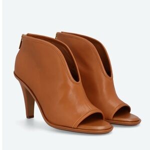 Vince Camuto Finaleigh Brown Leather Booties Heels